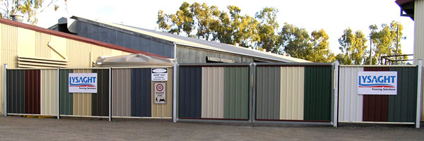 Colorbond Fencing available at Callide Manufacturing Company Biloela
