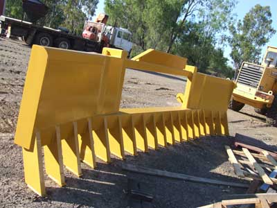 Projects - Stick rake and Cutter bar made by Callide Manufacturing Company Biloela.